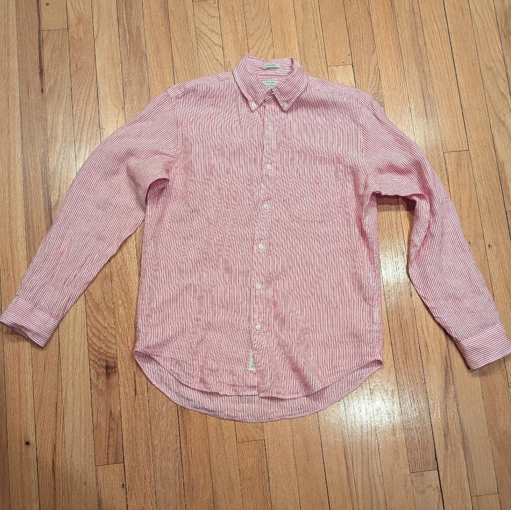 J. Crew Baird McNutt Irish linen shirt
